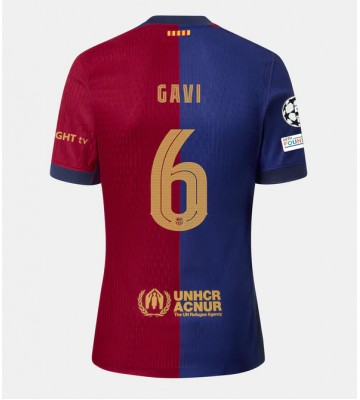 Barcelona Paez Gavi #6 Replica Home Stadium Shirt 2024-25 Short Sleeve